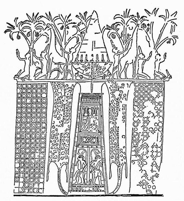 Bild aus dem Grabmal des Huy Viezekönig von Kusch